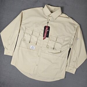 Alpha Industries X Standard Cloth Takibi Shirt Mens Small Utility Pocket Button